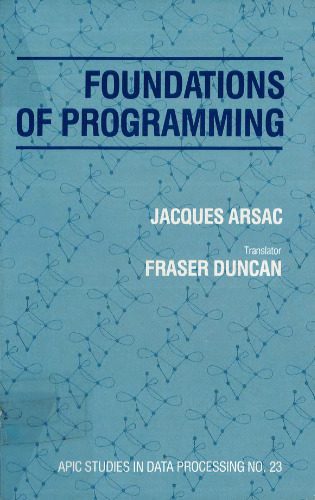 دانلود نسخه کامل کتاب Foundations of Programming