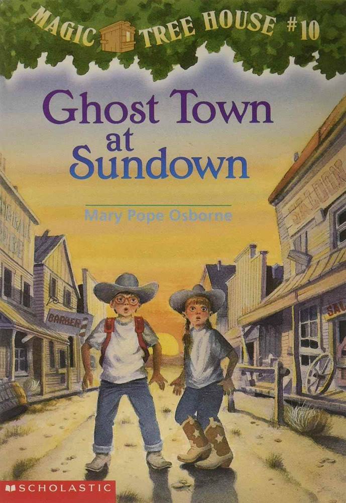 کتاب Ghost Town at Sundown (شهر ارواح هنگام غروب) نسخه انگلیسی PDF | مری پوپ آزبورن