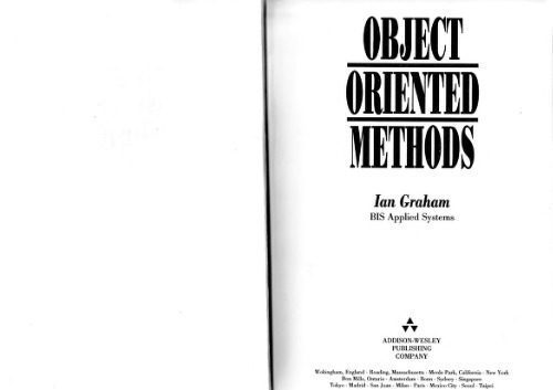 دانلود نسخه کامل کتاب Object Oriented Methods