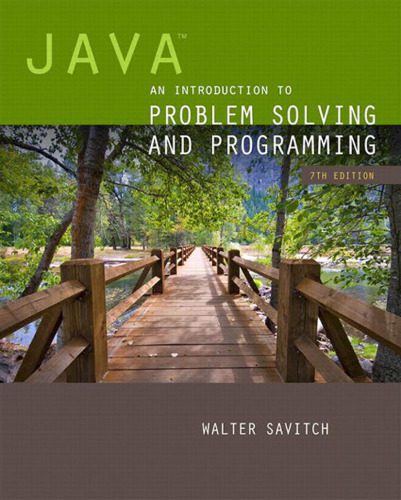 دانلود نسخه کامل کتاب Java: An Introduction to Problem Solving and Programming