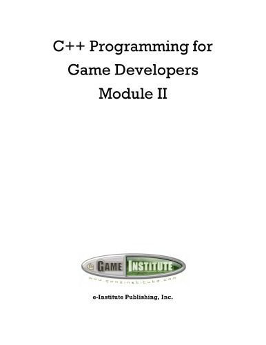دانلود نسخه کامل کتاب C++ Programming for Game Developers, Module II (Textbook)