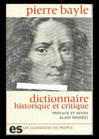 دانلود نسخه کامل کتاب Dictionnaire historique et critique (extraits)