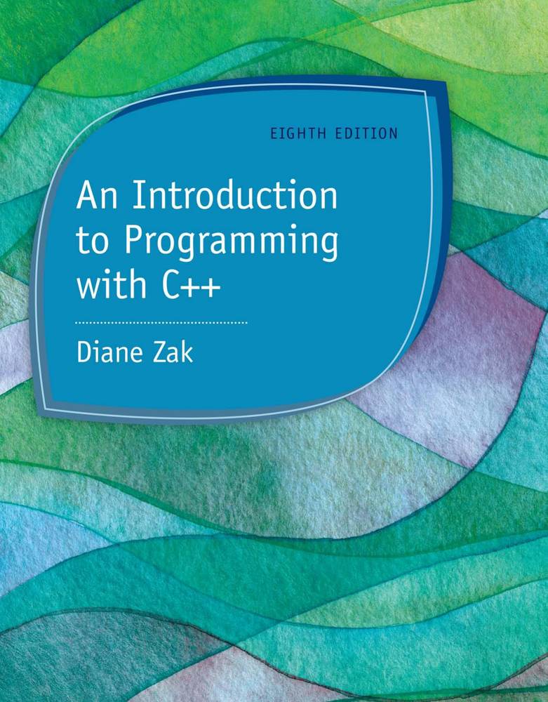 دانلود نسخه کامل کتاب An Introduction to Programming with C++