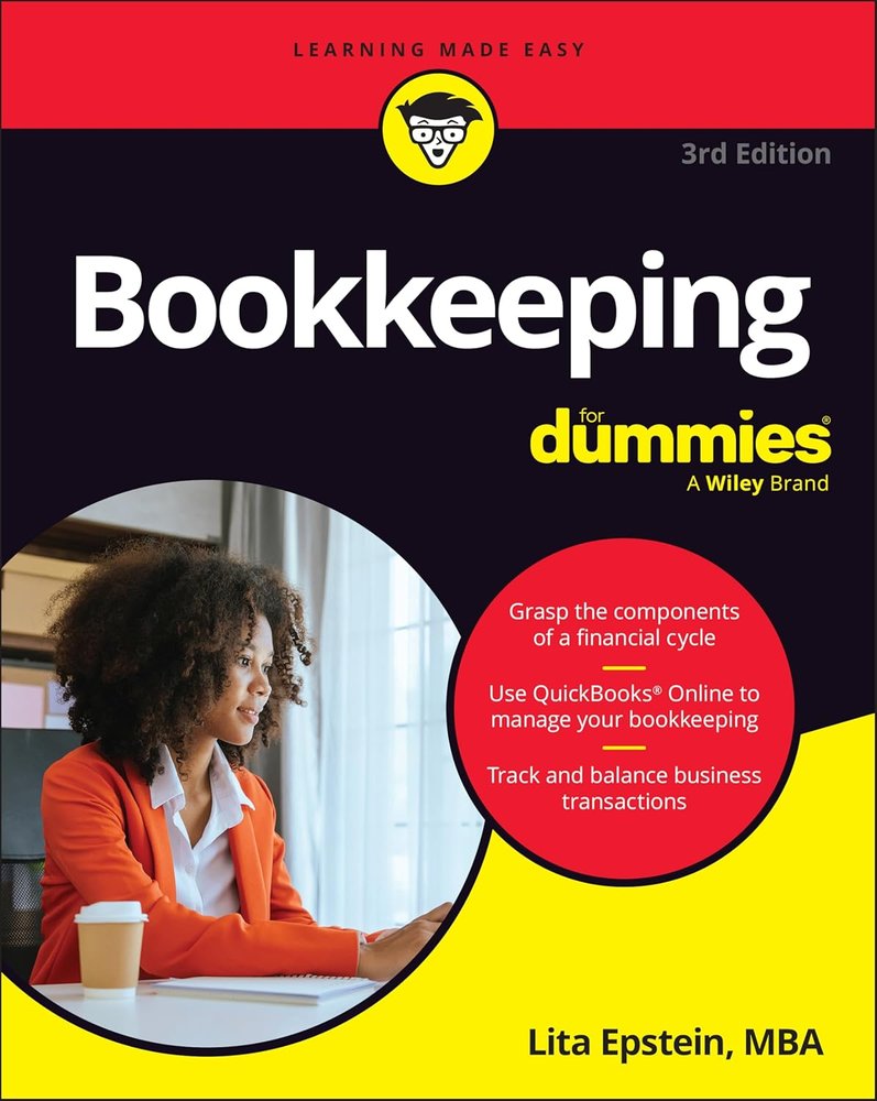 کتاب Bookkeeping for Dummies (دفترداری برای مبتدیان) نسخه انگلیسی PDF | لیتا اپستاین