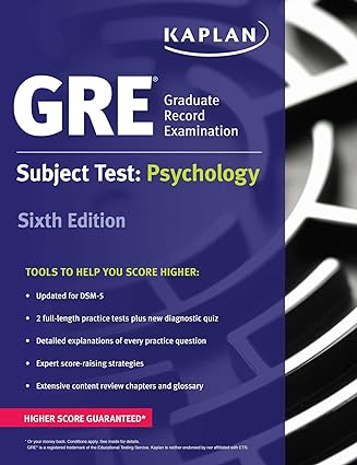 دانلود کتاب GRE Subject Test: Psychology Kaplan Test Prep 6th Edition