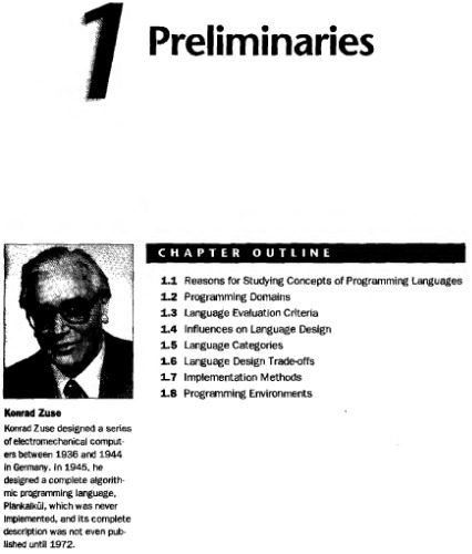 دانلود نسخه کامل کتاب Concepts of programming languages