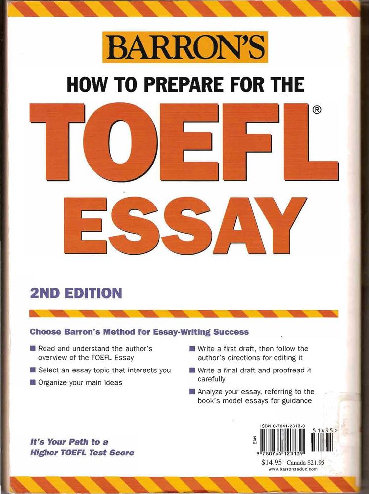 کتاب How to Prepare for the TOEFL Essay (Barron’s How to Prepare for the Computer-Based TOEFL Essay) نسخه PDF | لین لوگید
