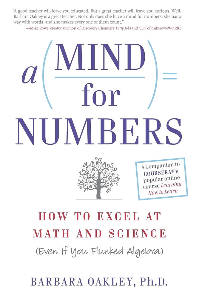 کتاب A Mind for Numbers (ذهنی برای اعداد) نسخه انگلیسی PDF | باربارا اوکلی