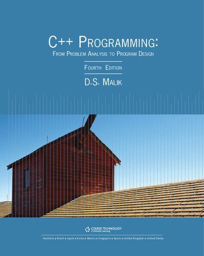 دانلود نسخه کامل کتاب C++ Programming: From Problem Analysis to Program Design