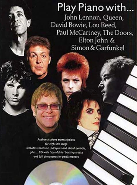 دانلود کتاب فارسی Play Piano With John Lennon, Queen, David Bowie, Lou Reed, Paul McCartney, The Doors, Elton John