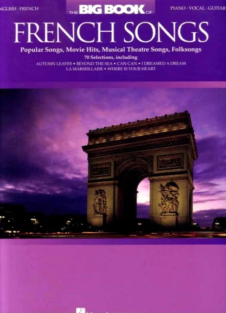 دانلود کتاب فارسی The Big Book of French Songs: Popular Songs, Movie Hits, Musical Theatre Songs, Folksongs (Piano)