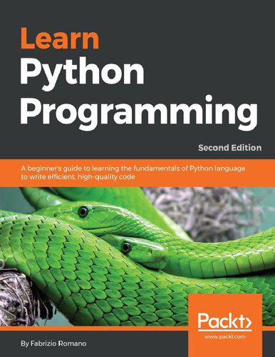 دانلود نسخه کامل کتاب Learn Python Programming