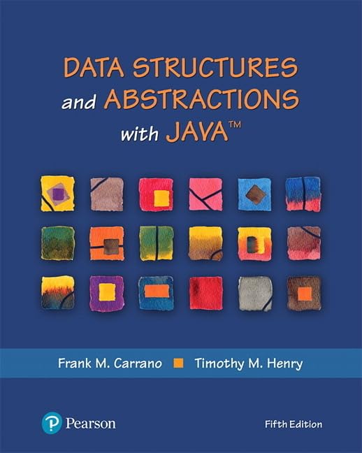 کتاب Data Structures and Abstractions with Java, 5th Edition نسخه انگلیسی PDF | Frank M. Carrano