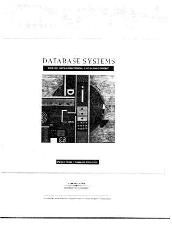 دانلود نسخه کامل کتاب Database systems: Design, Implementation, and Management