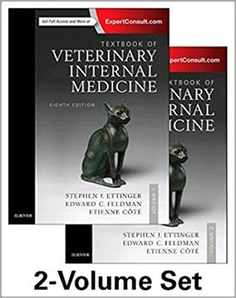 دانلود کتاب پزشکی داخلی دامپزشکی اتینگر (۲ جلدی) Textbook of Veterinary Internal Medicine 8th Edition