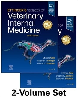 دانلود کتاب پزشکی داخلی دامپزشکی اتینگر (۲ جلدی) Ettinger’s Textbook of Veterinary Internal Medicine 9th Edition