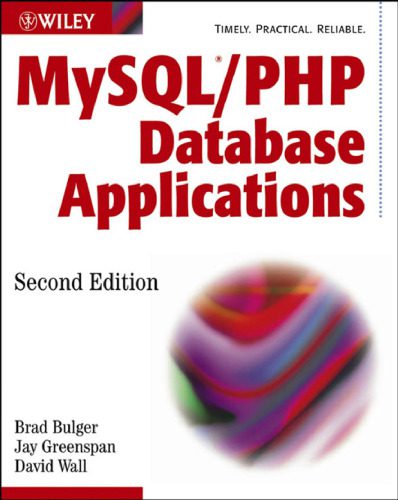 دانلود نسخه کامل کتاب MySQL and PHP Database Applications