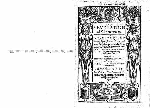 دانلود نسخه کامل کتاب The Revelation of S.John reveled, or Paraphrase. 1582