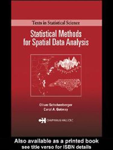 دانلود نسخه کامل کتاب Statistical methods for spatial data analysis
