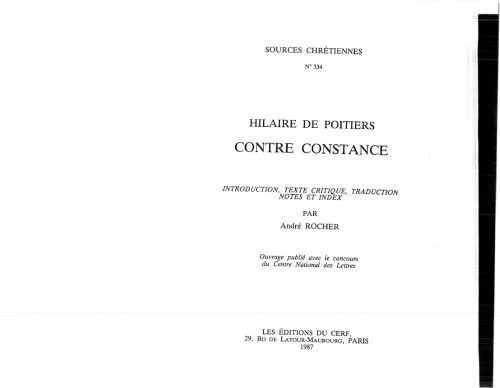 دانلود نسخه کامل کتاب Contre Constance