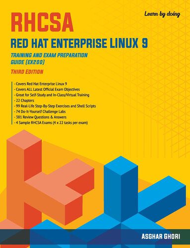 دانلود نسخه کامل کتاب RHCSA Red Hat Enterprise Linux 9: Training and Exam Preparation Guide (EX200) Third Edition