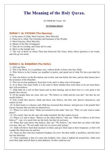 دانلود نسخه کامل کتاب An English interpretation of the Holy Quran