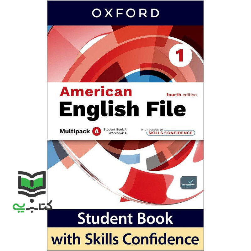 کتاب American English File 1 fourth ED4 ED st+wb
