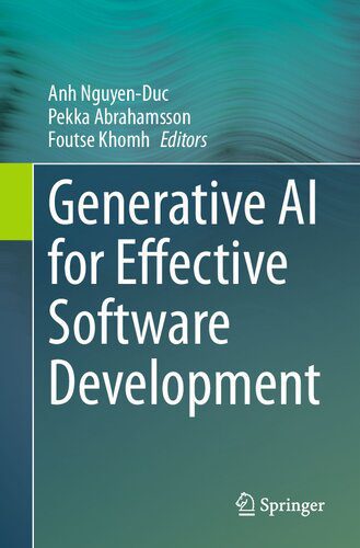 دانلود نسخه کامل کتاب Generative AI for Effective Software Development