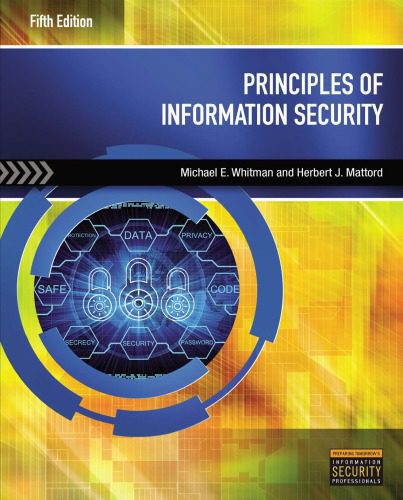 دانلود نسخه کامل کتاب Principles of Information Security