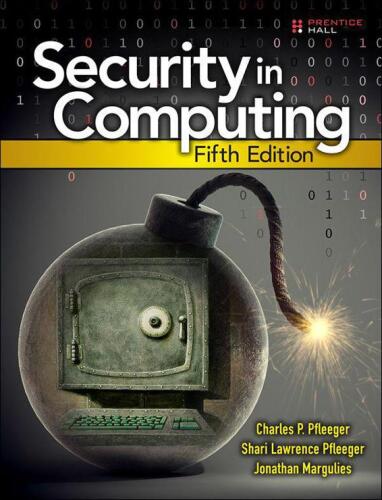 دانلود نسخه کامل کتاب Security in computing