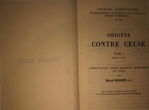 دانلود نسخه کامل کتاب Origène : Contre Celse, Livres I et II, tome 1