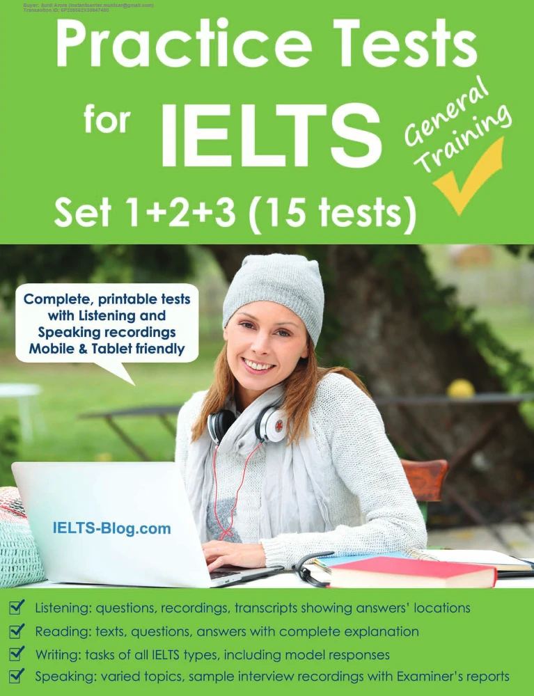 کتاب General Training Practice Tests نسخه انگلیسی PDF