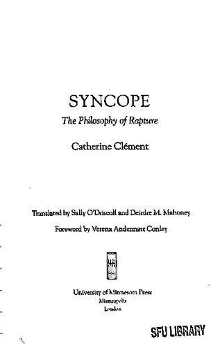 دانلود نسخه کامل کتاب Syncope: The Philosophy of Rapture