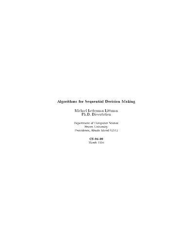 دانلود نسخه کامل کتاب Algorithms for Sequential Decision Making