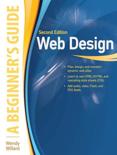 دانلود نسخه کامل کتاب Web design : a beginner’s guide