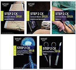 دانلود کتاب یادداشت های آموزشی USMLE مرحله ۲ CK 2018 (5 کتاب) USMLE Step 2 CK Lecture Notes 2018: 5-Book Set, 1ed