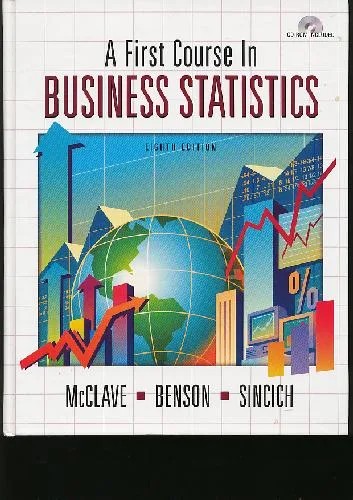 دانلود نسخه کامل کتاب First Course in Business Statistics