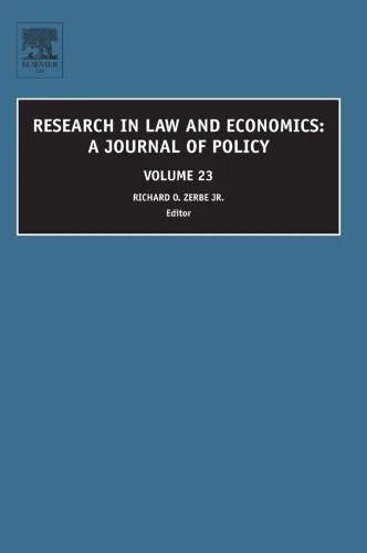 دانلود نسخه کامل کتاب Research in Law and Economics