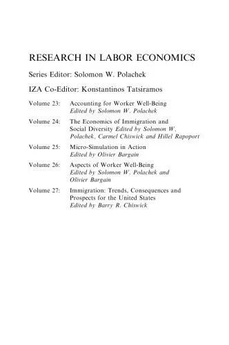 دانلود نسخه کامل کتاب Research in Labor Economics, Volume 28