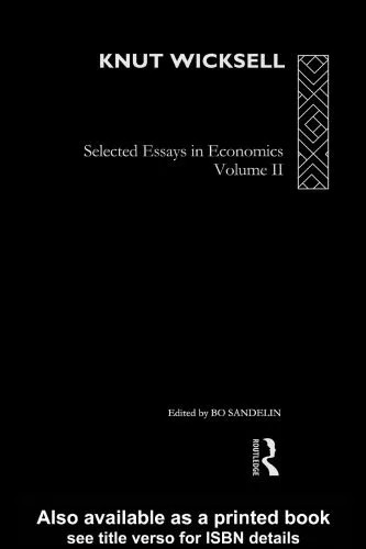 دانلود نسخه کامل کتاب Knut Wicksell: Selected Essays in Economics