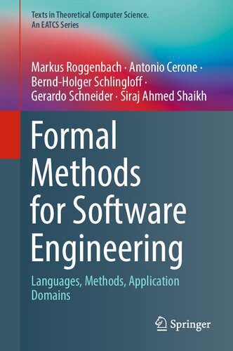 دانلود نسخه کامل کتاب Formal Methods for Software Engineering: Languages, Methods, Application Domains