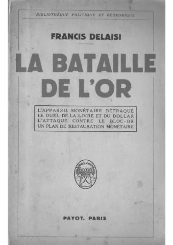 دانلود نسخه کامل کتاب La Bataille de l’Or