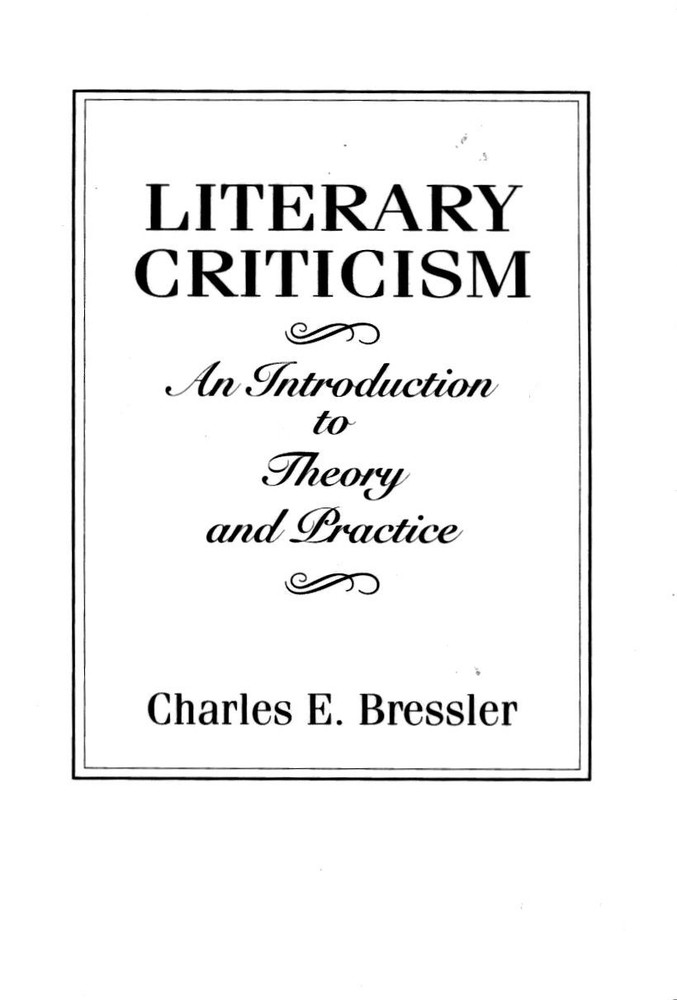 دانلود نسخه کامل کتاب Literary Criticism: An Introduction To Theory And Practice – PDF