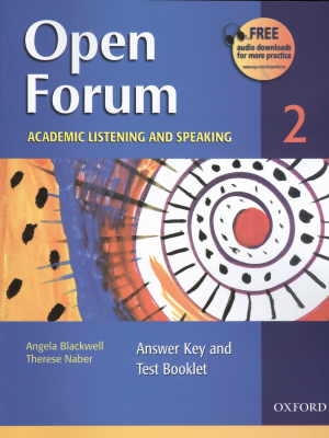 کتاب اپن فروم Open Forum 2 Student Book with Test Booklet & CD