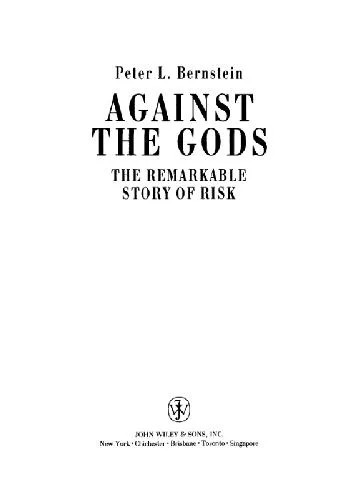 دانلود نسخه کامل کتاب Against the gods