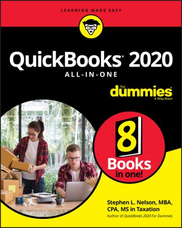 دانلود کتاب QuickBooks 2020: همه در یک، برای مبتدیان ۲۰۱۹ QuickBooks 2020 All-in-One For Dummies 2019