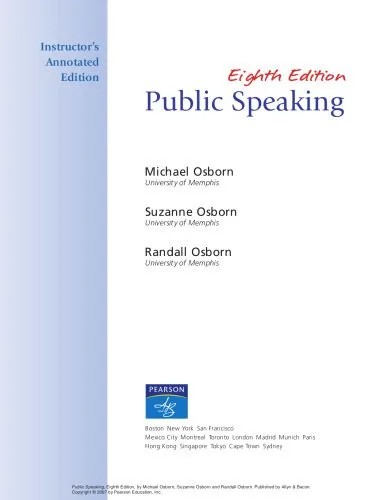 دانلود نسخه کامل کتاب Public speaking