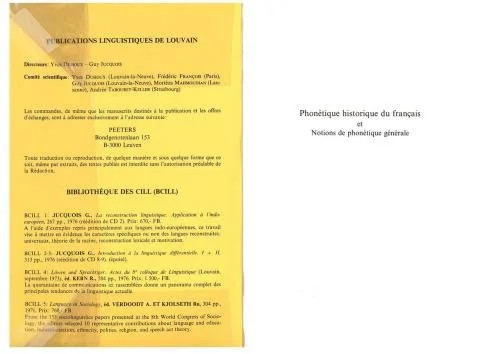 دانلود نسخه کامل کتاب Phonétique historique du français et Notions de phonétique générale