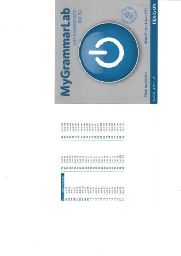 دانلود نسخه کامل کتاب MyGrammarLab. Intermediate B1/B2 CD Index table