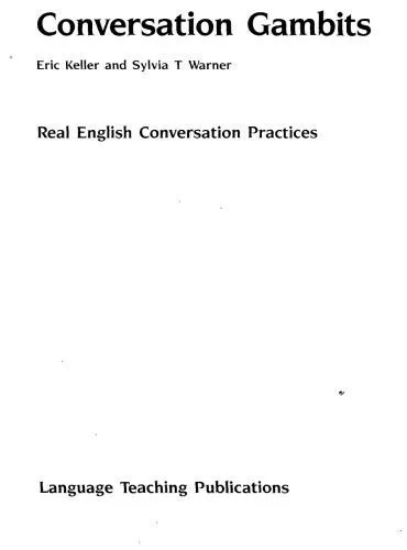 دانلود نسخه کامل کتاب Conversation Gambits: Real English Conversation Practices